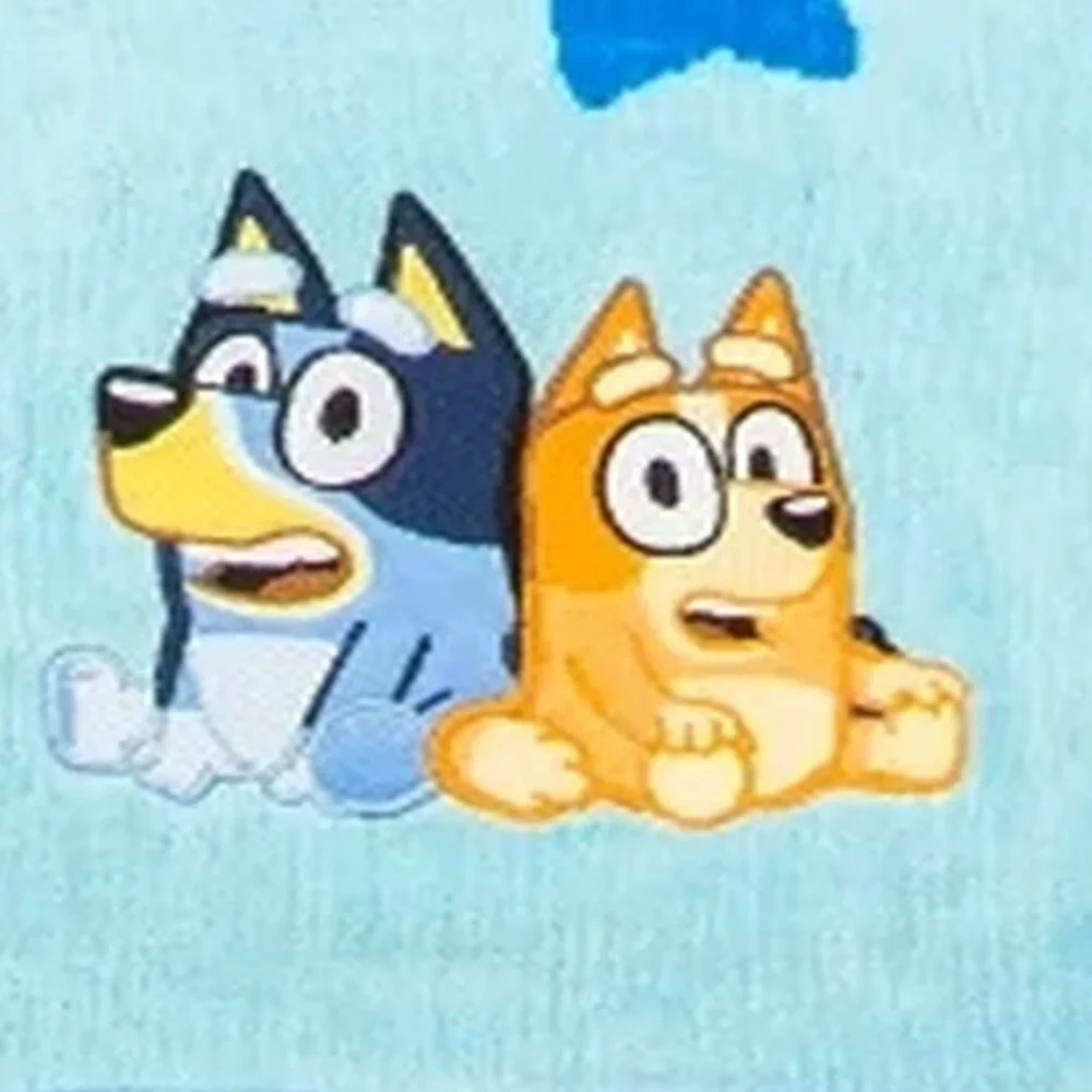 Bluey Beach Towel Measures 34 x 63 inches